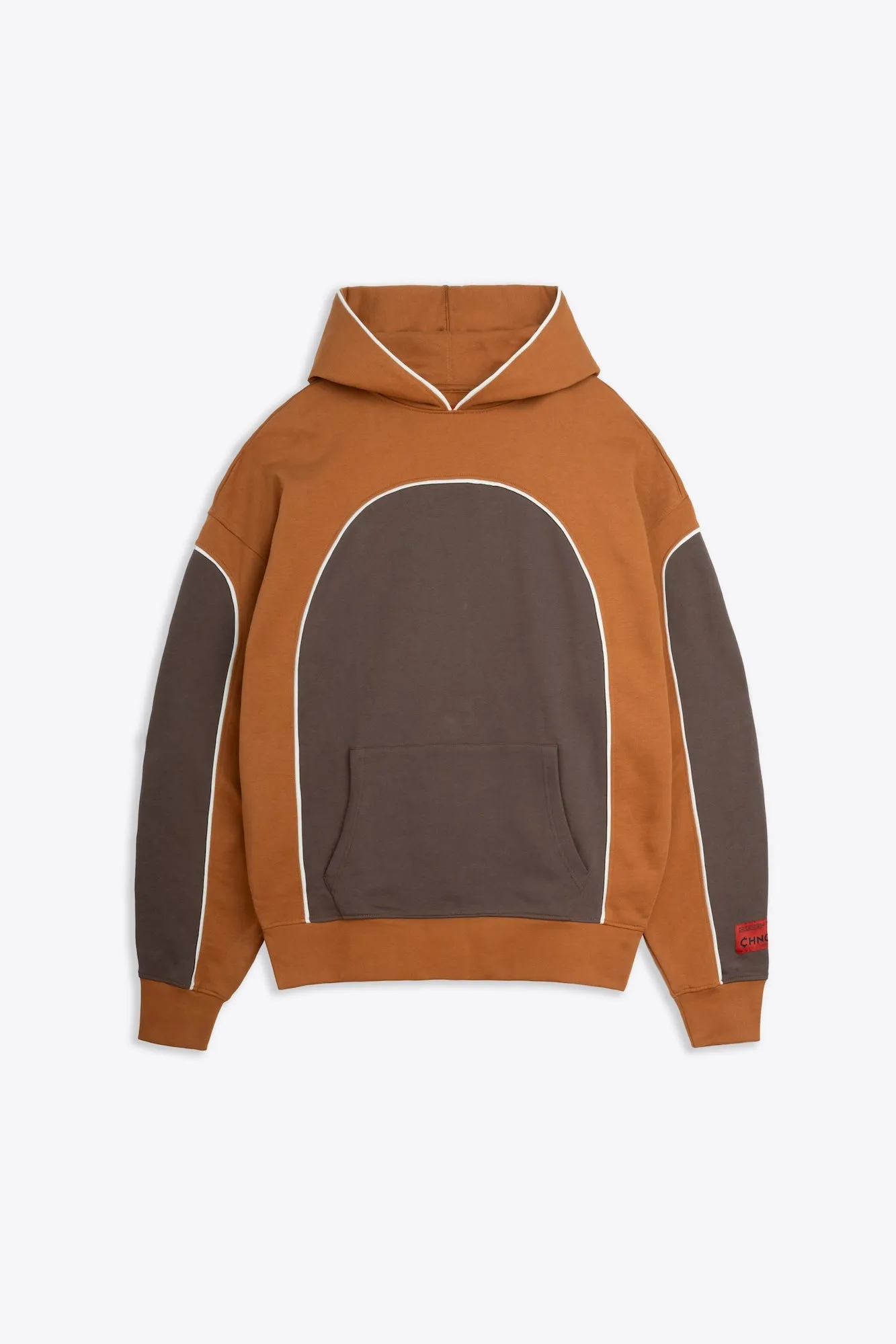 Arches Colorblocked Basic Hoodie (Teracotta/Mocha)