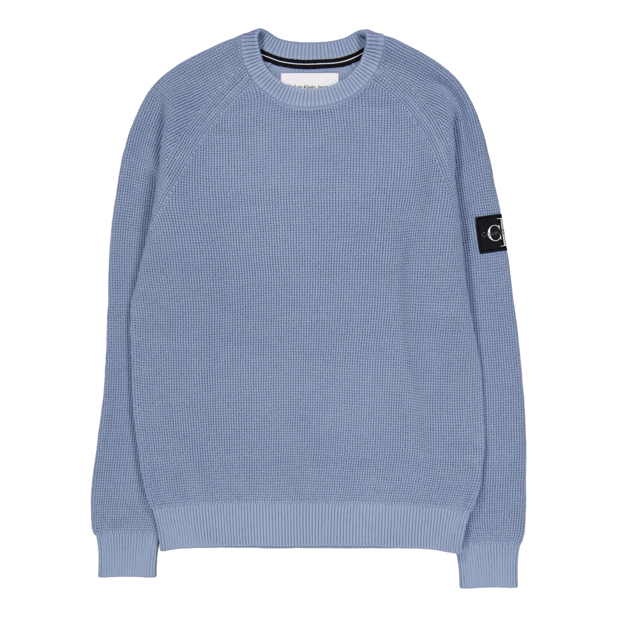 Badge Easy Sweater Cff-faded Denim