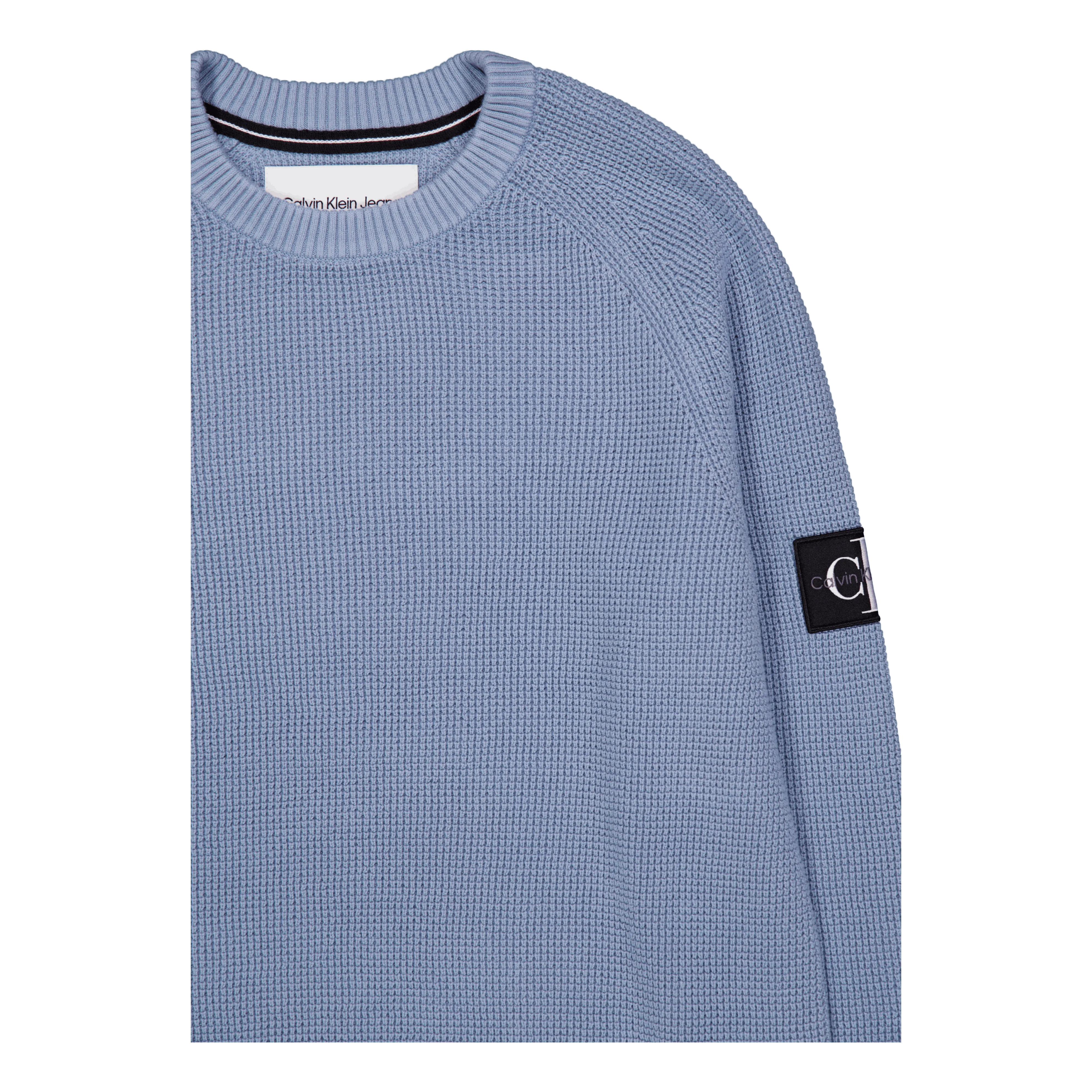 Badge Easy Sweater Cff-faded Denim