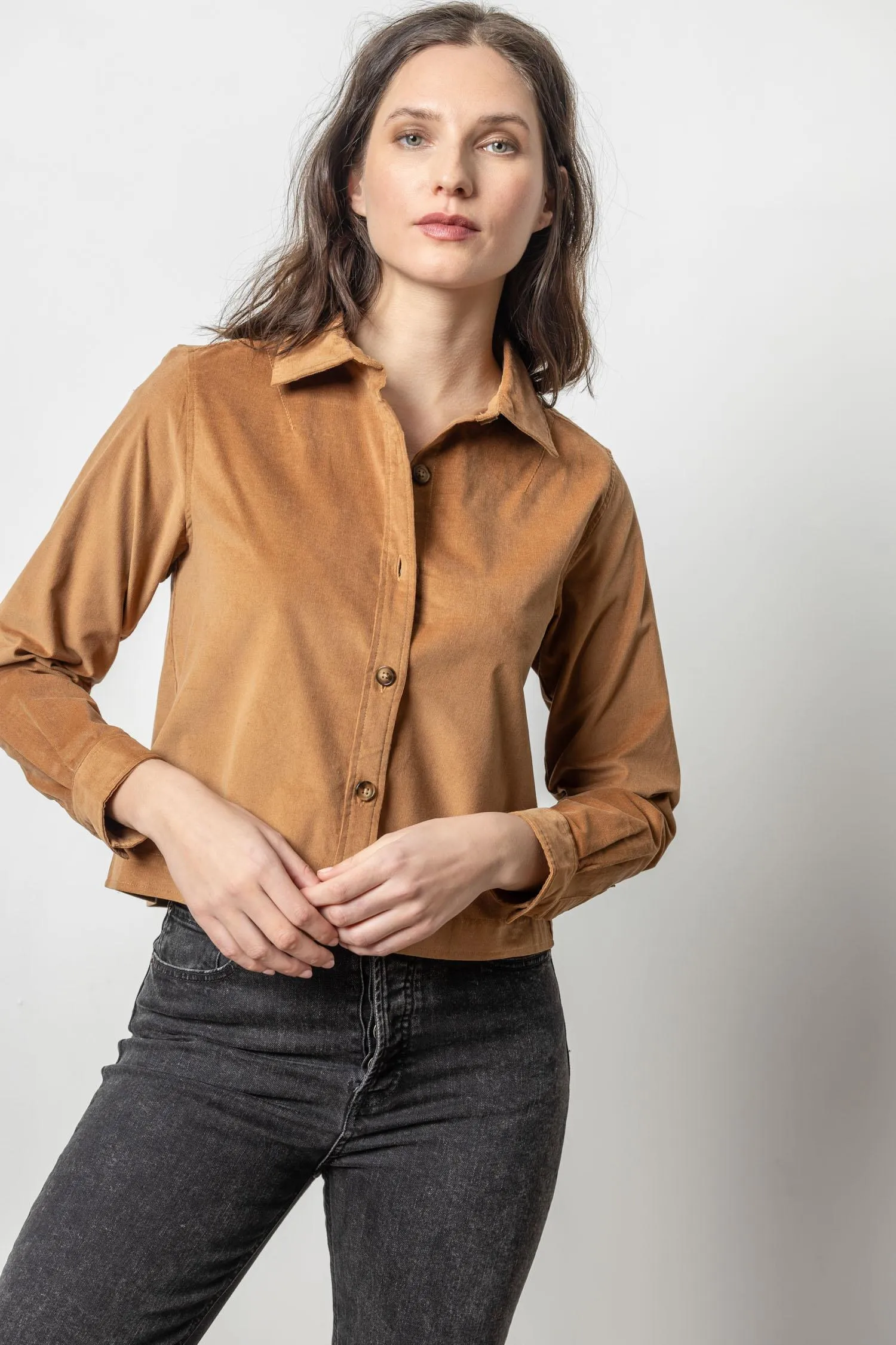 Corduroy Button Down Shirt