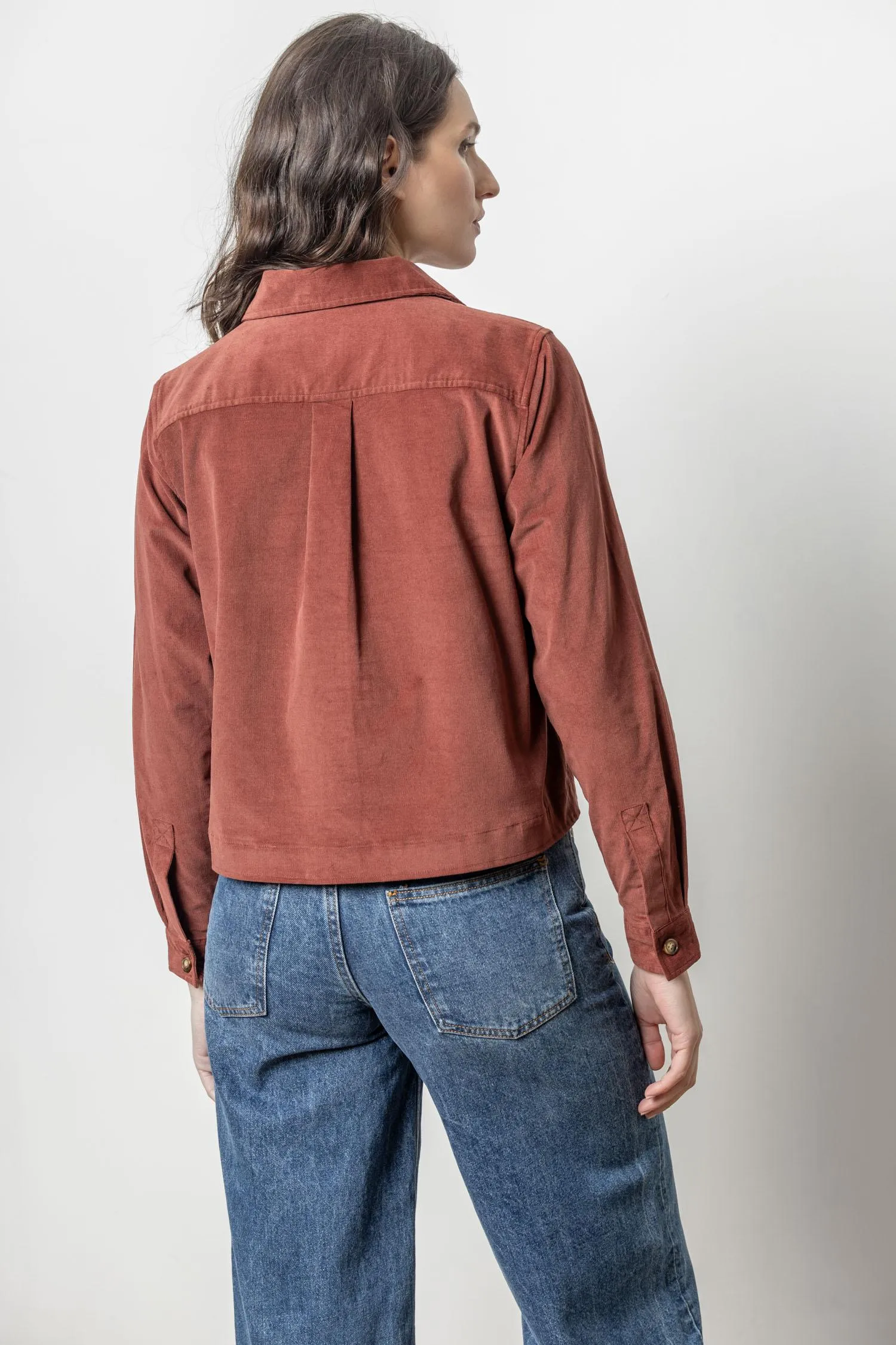 Corduroy Button Down Shirt