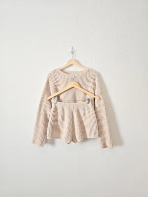 Cozy Waffle Knit Set (S)