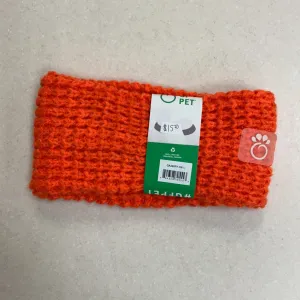 GF Pet Tube Scarf Large Orange-Orange : Large