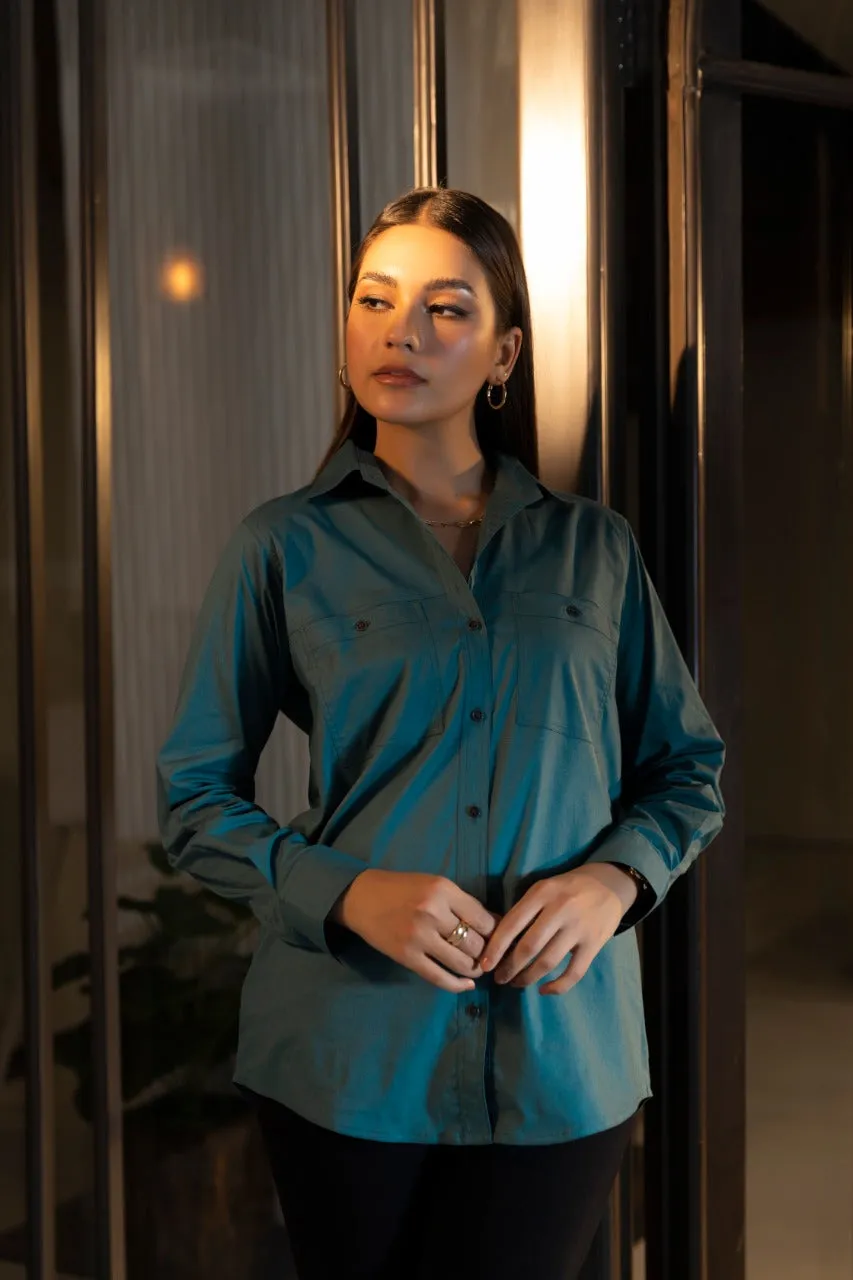 Jade Button Down Shirt - P22 - WWT0017