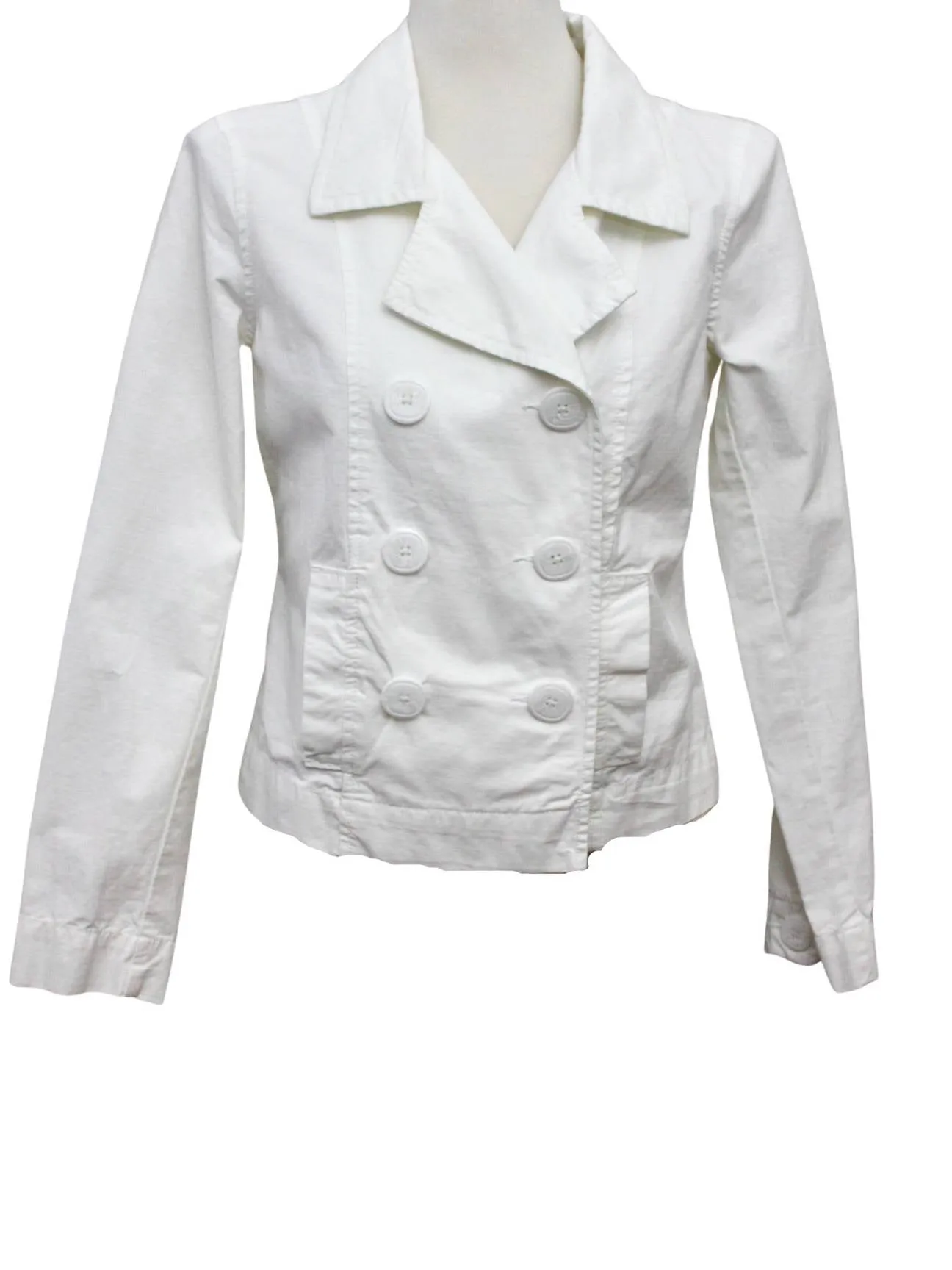 Light Summer White Twill Jacket
