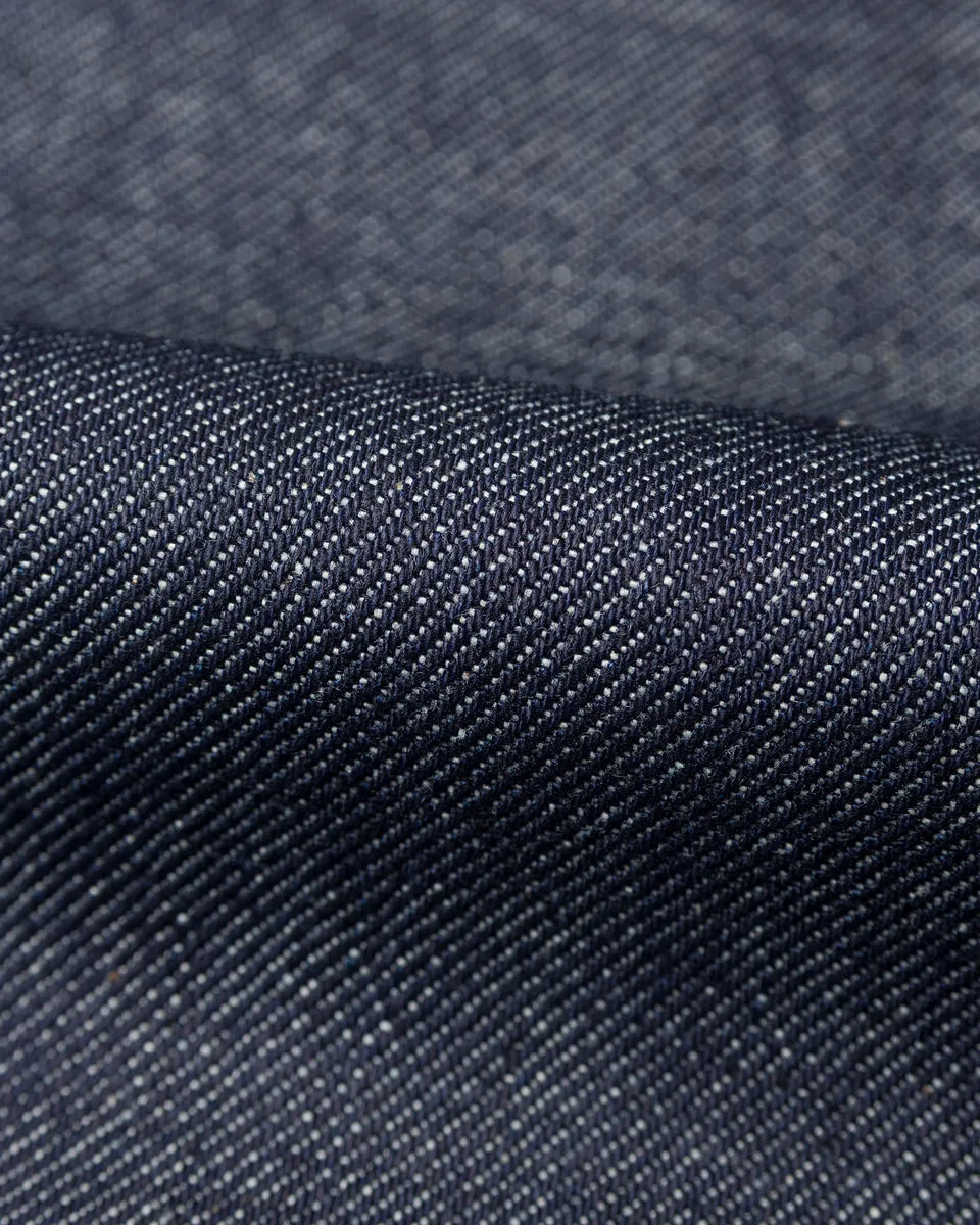 Naked & Famous Easy Guy Relaxed Tapered Mens Jeans - Dirty Fade Selvedge / Indigo