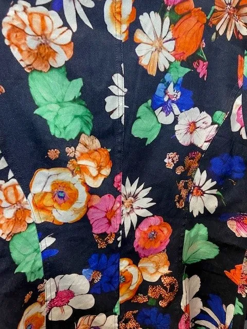 Printed Linen blazer