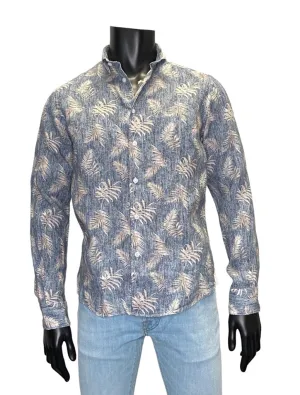 PRINTED LINEN SHIRT - FRADI