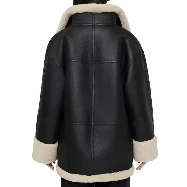 RAF Sheepskin Fur Coat - Classic & Warm