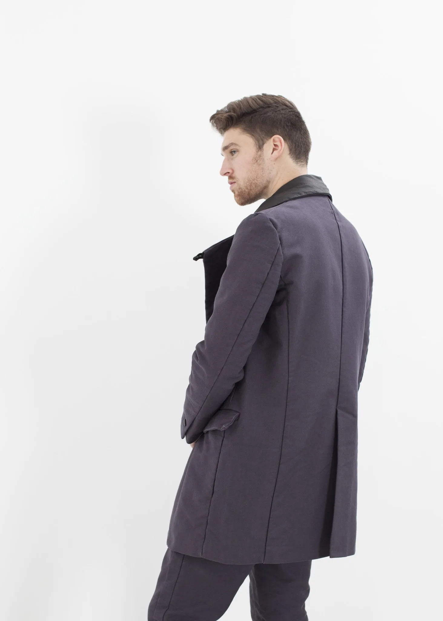 Taban Coat in Phantom - Fashionable Choice