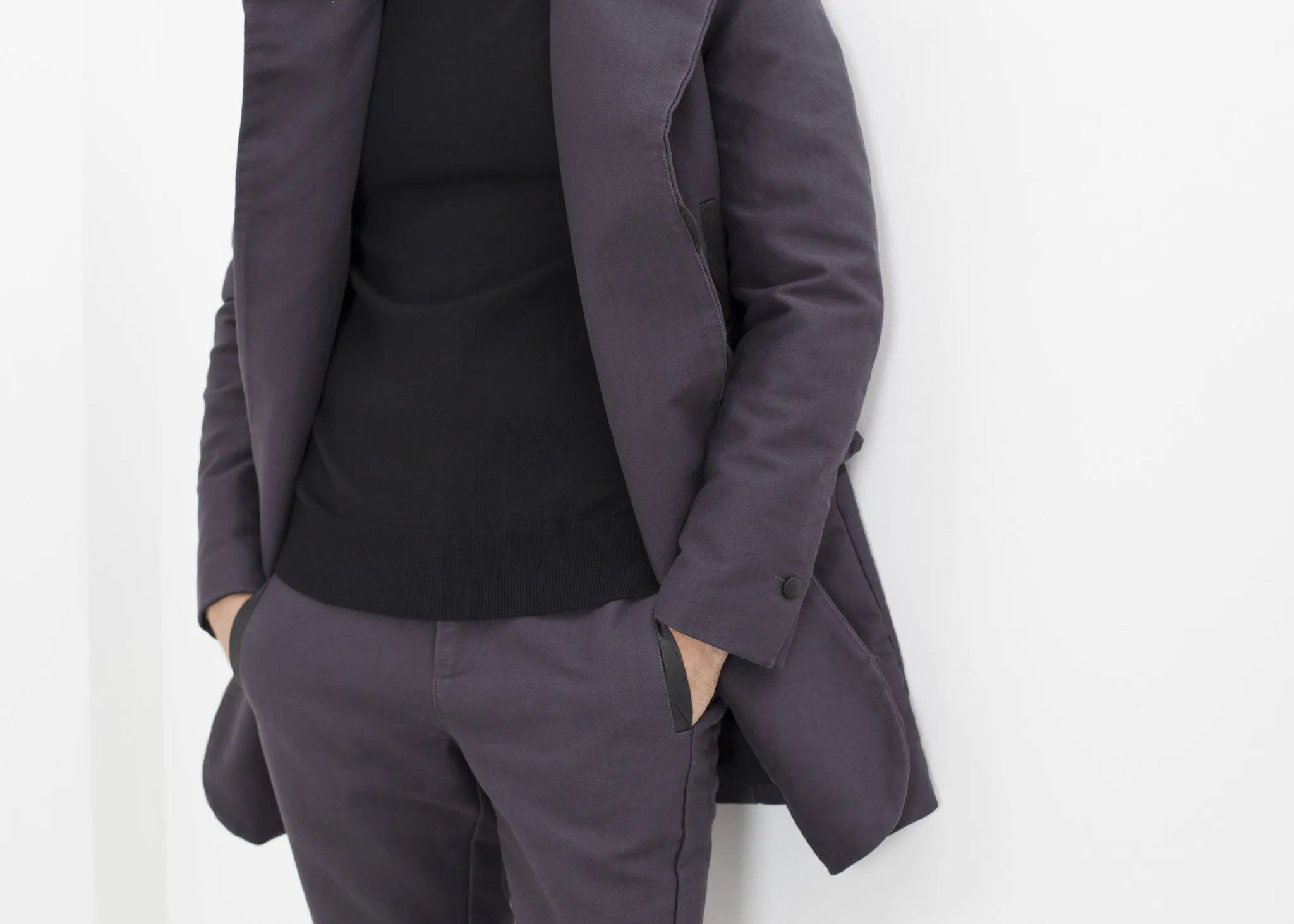 Taban Coat in Phantom - Fashionable Choice